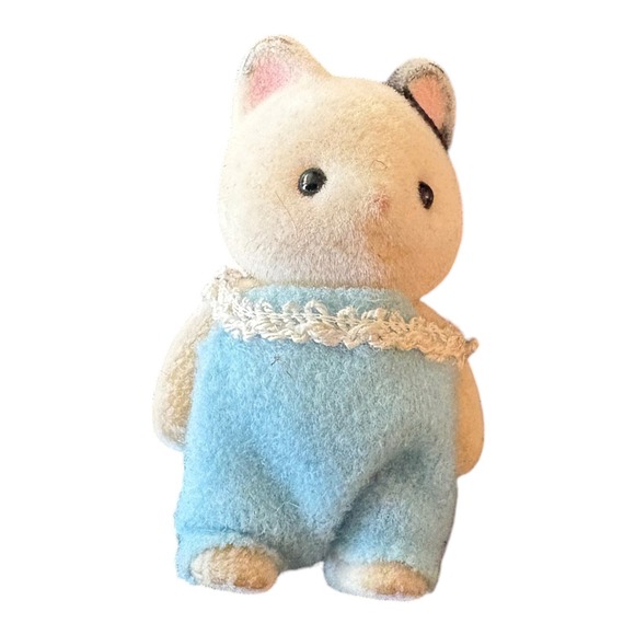 calico critters Other - Calico Critters Calico Cat Baby Figure  Lace Romper Sylvanian Families Miniature
